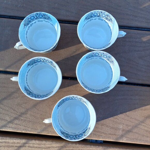 Vintage Pontesa Miranda Snack Plates and Cups Made in Spain 11 Pieces - Picture 4 of 16